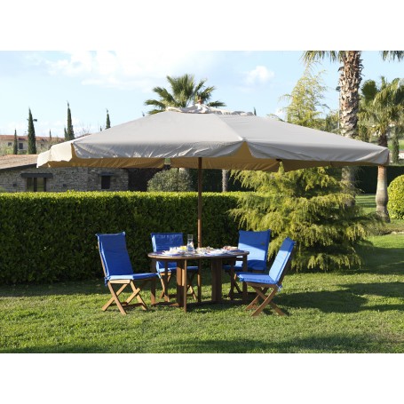 OMBRELLONE IN LEGNO ISLAND CM.300X400-8-48