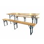 SET BIRRERIA IN LEGNO\METALLO  CM.220X70X76H