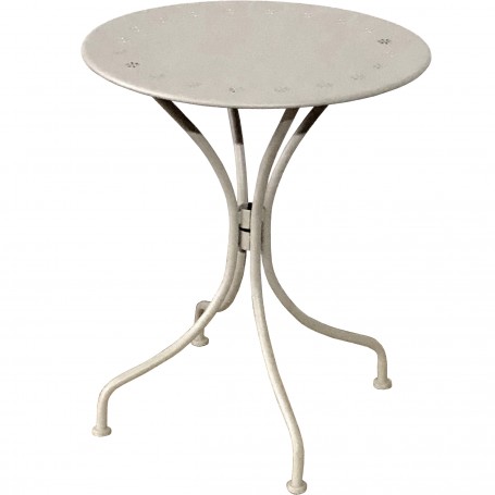 TAVOLO DIAM. CM 60 CREMA OPACO 019695 SORRENTO