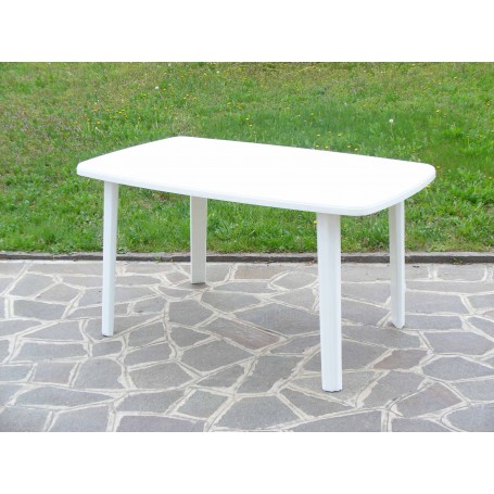 TAVOLO RESINA ART.56  CM.137X85 BIANCO