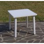 TAVOLO RESINA ART.59  CM. 80X80 BIANCO