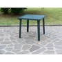 TAVOLO RESINA ART.59C CM. 80X80 VERDE
