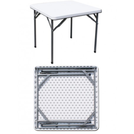 TAVOLO IN HDPE CM.87X87X74H