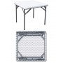 TAVOLO IN HDPE CM.87X87X74H