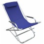 PLAYA SEDIA SDRAIO IN ALLUMINIO BLU