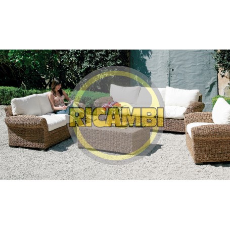 SET 4 CUSCINI DIVANO 2 POSTI X SALOTTO LUNA
