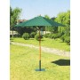 OMBRELLONE IN LEGNO TONDO CM.250-6-38 VERDE