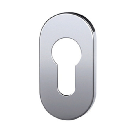 BOCCHETTA OVALE BASSA 28X6X60 INOX SAT F YALE