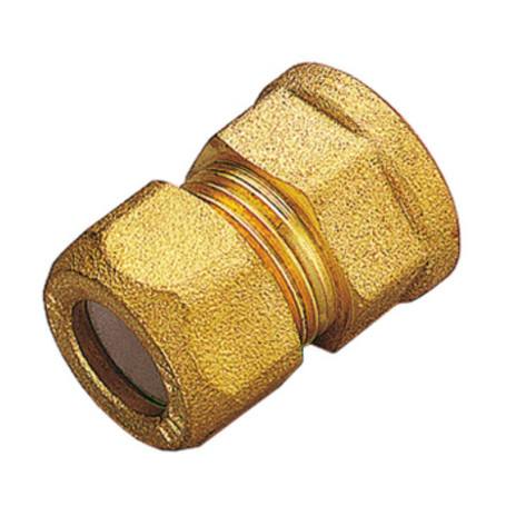RACCORDO OTTONE DIRITTO BICONO F\GAS 12X1\2 PES