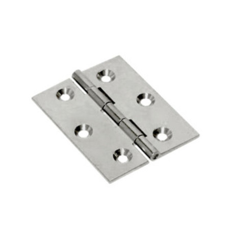 CERNIERA FRESATA PIANA NICHEL SATIN 60X50 MM