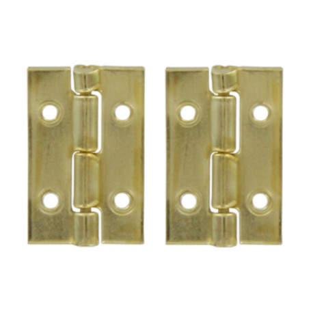 CERNIERA ACCIAIO OTTONATO 10 X 15 MM**