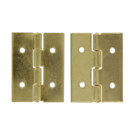 CERNIERA ACCIAIO OTTONATO 13 X 20 MM**