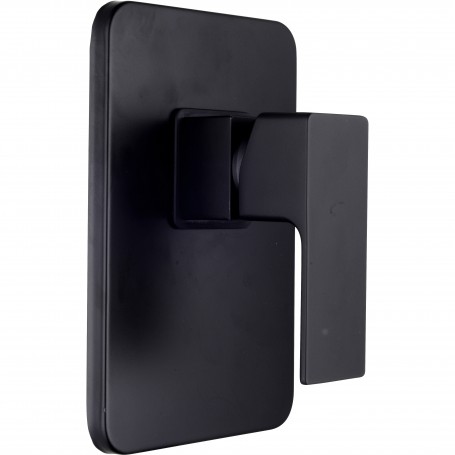SERIE ELEGANT MONOC.INCASSO DOCCIA NERO OPACO