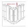 ZZ-PROFILO LATO 70 INF.+SUP. X BOX DOCCIA CRIST.TRAS\SER.MM.6CM