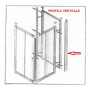 ZZ-PROFILO VERTICALE X PARETE FISSA CRIST.TRAS\SER.MM.6CM.74\80LUSSO