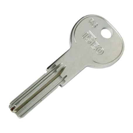 ISEO 020839 CHIAVE GREZZA P\CILINDRO R6