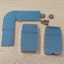 ZZ-ACCESSORI X PARETE FISSA CRIST.TRAS\SER.MM.6CM.74\80LUSSO