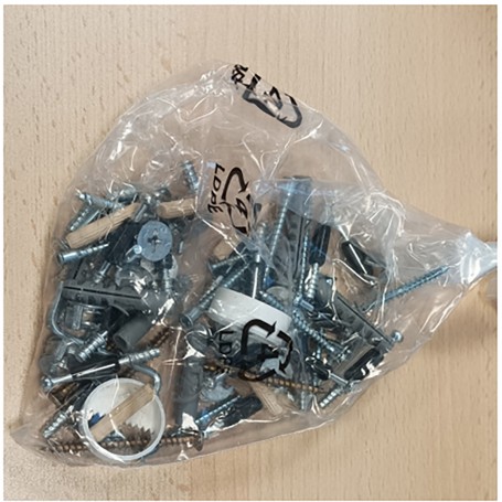 ZZ-ACCESSORI MONTAGGIO X KIT MOBILE BAGNO ARUBA 2C CM.80X45X57H CEMENT