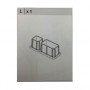 ZZ-PIEDINO L X SALOTTO RESINA 4PZ.C\CUSC.NEBRASKA 2 MARRON
