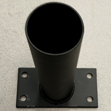 ZZ-TUBO BASE X OMBRELLONE DEC.PALO ALL.NERO  93X93 3X4