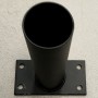 ZZ-TUBO BASE X OMBRELLONE DEC.PALO ALL.NERO  93X93 3X4