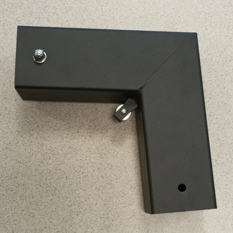 ZZ-SUPPORTO PALO ORIZZ.\VERTICALE  X OMBRELLONE DEC.PALO ALL.NERO  93X93 3X4