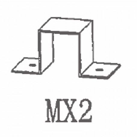 ZZ-STAFFA M X VERANDA IN ACCIAIO MT3X2