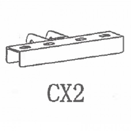 ZZ-STAFFA C X VERANDA IN ACCIAIO MT3X2