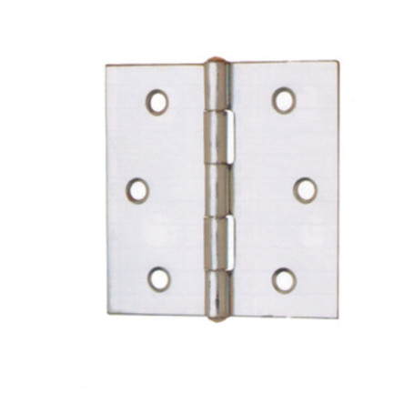 CERNIERA PERNO FISSO 121 ACC ZINC  80 X 80 MM