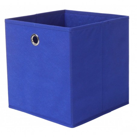 PORTAOGGETTI "CUBO" CM.27X27X28H BLU