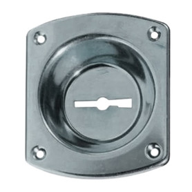 CR 32 MOSTRINA P\SERRATURA DM CROMATA C\INCAVO 12MM