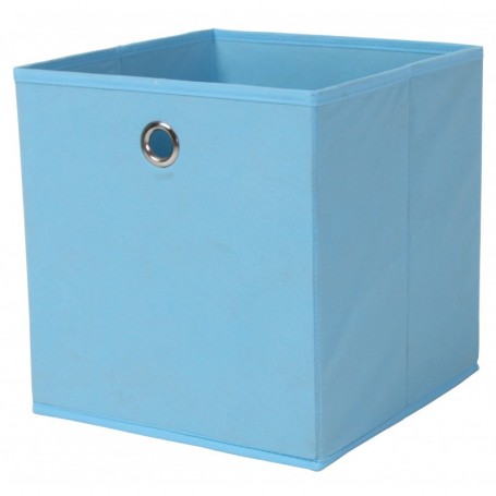 PORTAOGGETTI "CUBO" CM.27X27X28H AZZURRO