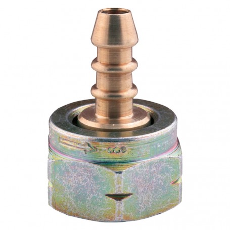 RACCORDO PORTAGOMMA + DADO 1/2" F SX x 10 per GPL