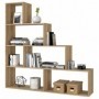 KIT LIBRERIA 'KLUM' CM.145X29X145H ROVERE