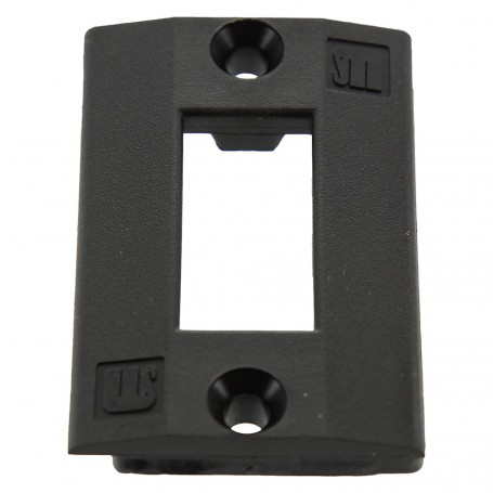 CONTROBORDO  P1289  PER SERRATURA PREMI/APRI  NOVA nylon nero