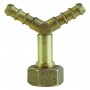 CROCERA A 3 VIE CON DADO 2 uscite  diametro 10 + dado W20x1/14" SX