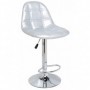 SGABELLO GIREVOLE "BUTTON" SILVER