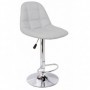SGABELLO GIREVOLE "BUTTON" GRIGIO PERLA
