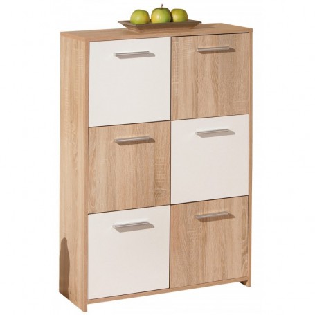 KIT BUFFET EGADI ROVERE BIANCO LACCATO