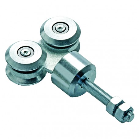 CARRELLO GIREVOLE A 4 CUSCINETTI ART.10C  diametro  mm 44 - 12 MA