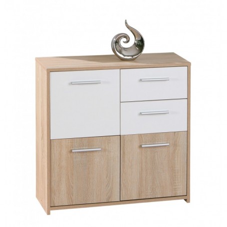 KIT BUFFET EBOLI ROVERE BIANCA CM.77X30X77H