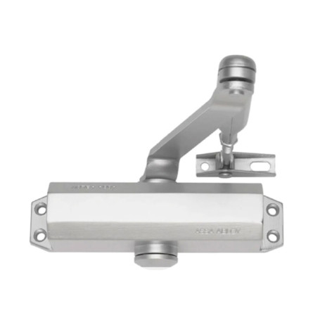 CHIUDIPORTA DC110  CERTIFICATO C\FERMO ARGENTO