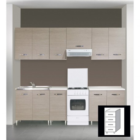 KIT CUCINA BASE 4C.CM.40X50X85H LARICE G.