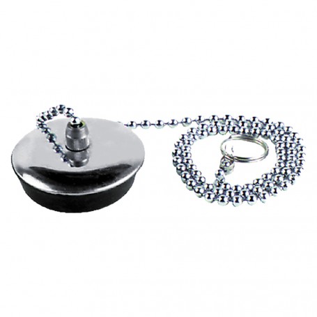 TAPPO CON CATENA  diametro  27 per bidet/lavabo