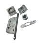 KIT MANIGLIE QUADRO C\SERRATURA PORTE SCORR CROM SAT