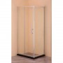 BOX DOCCIA CRISTALLO FISSO PIU  SCORREVOLE  DIAMAN cm 70 x 100 - H 185