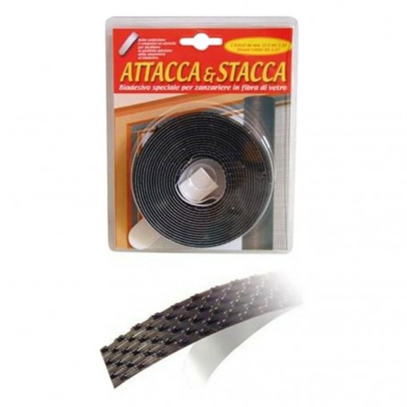 NASTRO ATTACCA STACCA PER ZANZARIERE mm 10 x 6