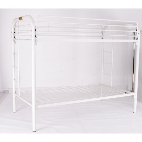 LETTO A CASTELLO IN METALLO BIANCO HW58596WH