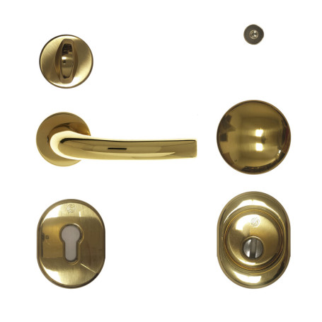 C KIT ACCESSORI OTTONE P\PORTA BLINDATA CIL EUROP