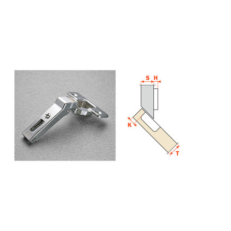 SALICE CERNIERA C2ABV99 COLLO 45 ANG POS SORMONTO
